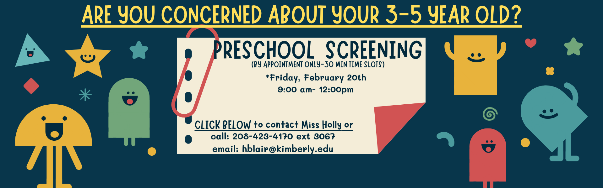 Upcoming screening