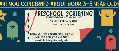 Upcoming screening